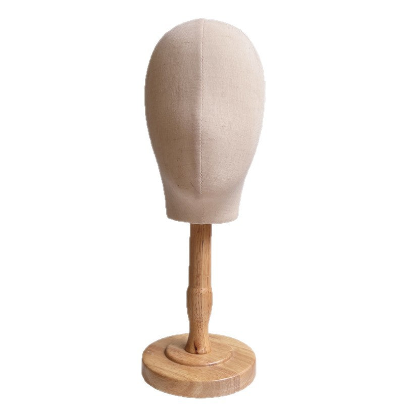 Linen with Wood Base