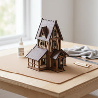Fairy Tale Cottage Model Easy Assembly DIY Wooden House Kit for Hobbyists