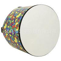 22x17 Inch Wooden Frame Sheepskin Floor Drum for Music Education