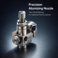 Misting Nozzle Low Pressure, Spray Tip for Dust Suppression, Low Pressure Fine M #variant:Mini Anti-Drip Siphon Round Spray