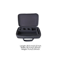 Top Handle Coffee Machine Case Clamshell Opening Zippered Carrying Case Fitted Compartment