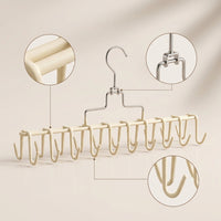 Multi-functional Rotating Hanger for Lingerie, Scarves, and Belts - Space-Saving Organizer