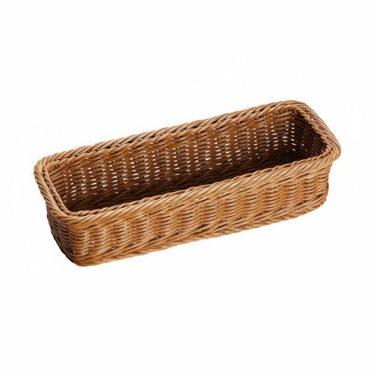 Woven Multi-Compartment Flatware Holder Easy to Clean Household Storage Portable