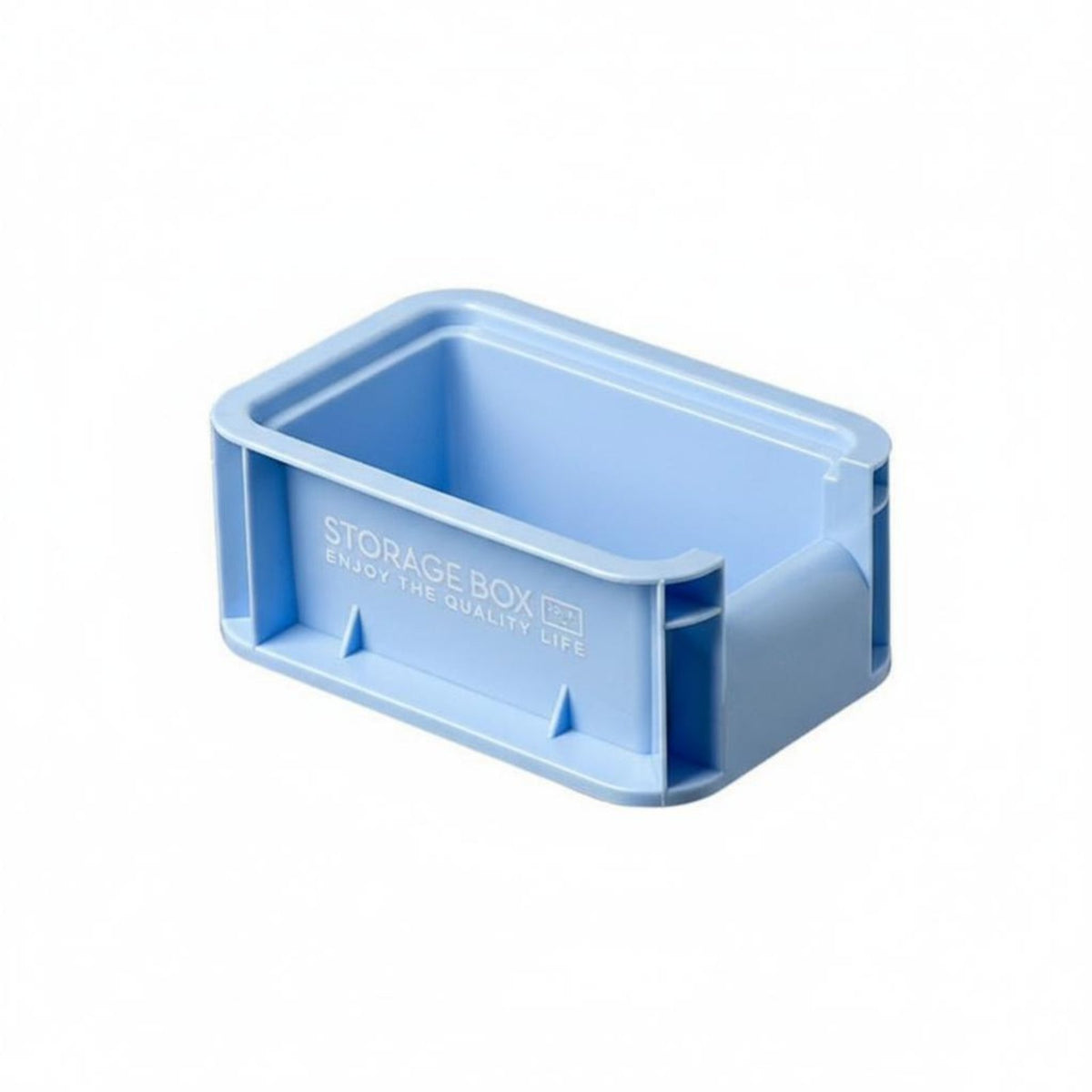 Stackable Utility Crate utilitarian & aesthetic Desktop Basket adaptable for Desk