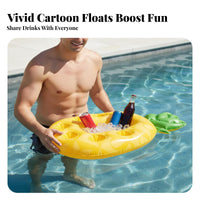 Portable Inflatable Serving Bar Easy to Inflate Floating Serving Bar Sturdy PVC Material for Families, Beachgoers, Beach, Lake