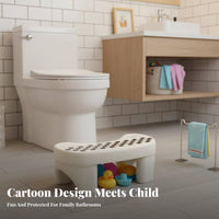 Squatting Toilet Stool Thickened Construction Toilet Squatting Aid for Children