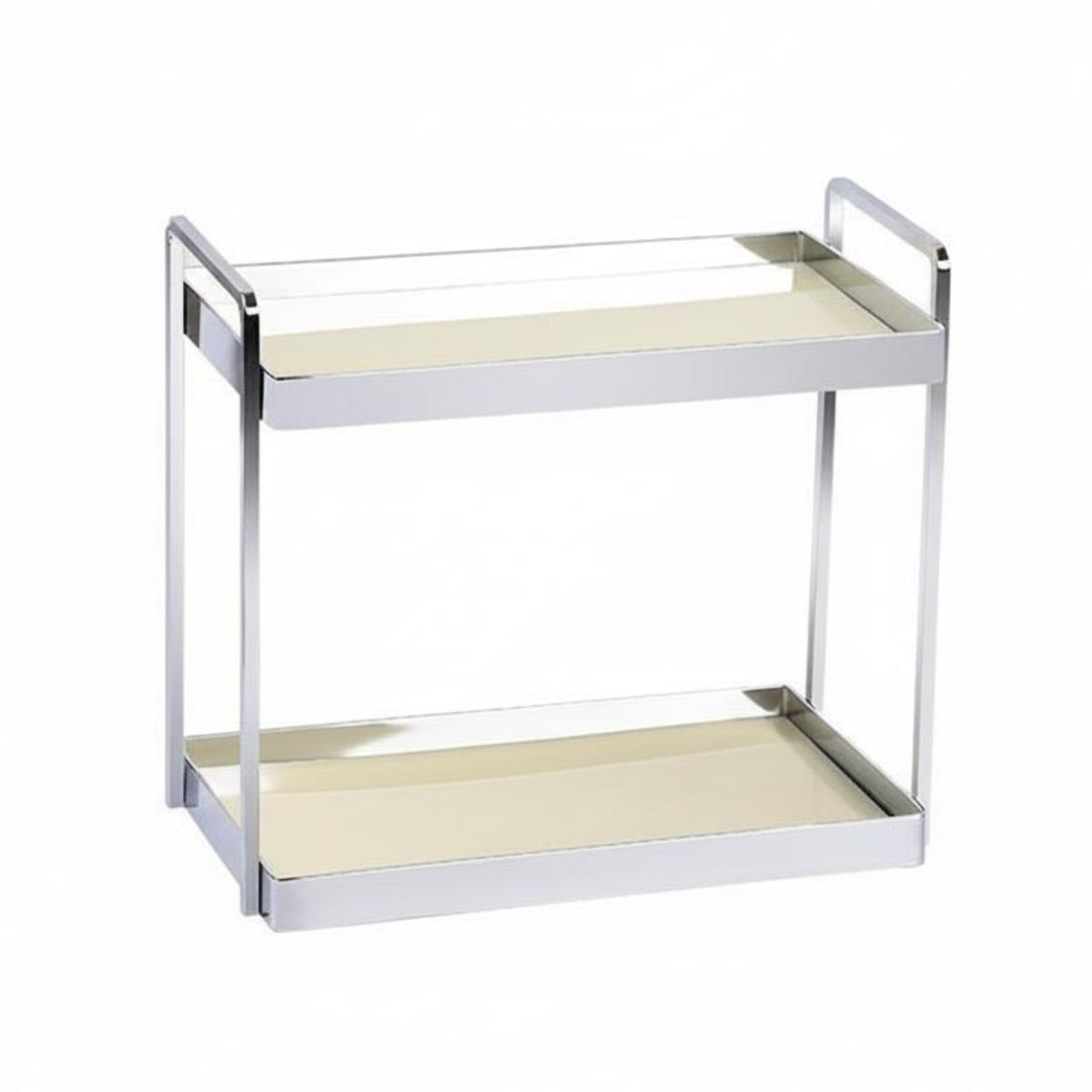 Double Layer Desktop Organizer No Makeup Stand Space Saving for Bathroom