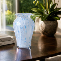 Wide Mouth Glass Vase Watertight Table Centerpiece Easy Care for Living Room