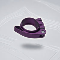 Quick Release Seatpost Clamp 41mm Seatpost Clamp with Quick Release Lever Lightweight Seat Tube Clip for Commuters