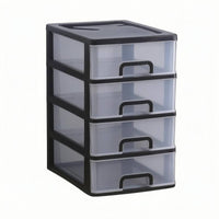 Desktop Drawer Organizer Translucent Fronts Office Supply Drawer Organizer