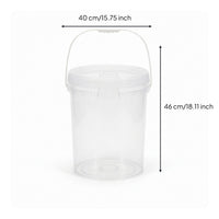 Transfer Pail Stackable Plastic Pail Airtight for Transport