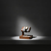 Watch Stand Valet Tray Padded Watch Display with Space-Saving Tray for Dresser, Counter