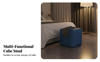 5-in-1 Cube Ottoman Easy to Move Stackable Seating Comfortable padding