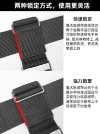 NAKIOO Electrician Waist Bag Quick-Release Portable Repair Tool Bag Multi-Function Electrician Bag Carpenter Belt Waist Bag