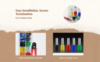 Pre-insulated pin terminal, secure crimp