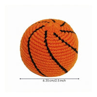Woven Appearance Handwoven Ball Sandbag Stitched Crocheted Sandbag Textured Yarn Ball