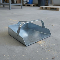 Galvanized Dustpan Reflective Metal Dust Pan Heavy Duty