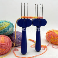 Multi-head DIY Yarn Knitting Tool, Plastic Manual Braiding Tool
