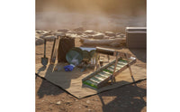 Lightweight Sluice Box Kit Easy Setup Aluminum Gold Sluice Foldable Design Portable Gold Prospecting Tool Beginner Friendly for Prospectors, Hobbyists, Beginners, River, Stream, Creek