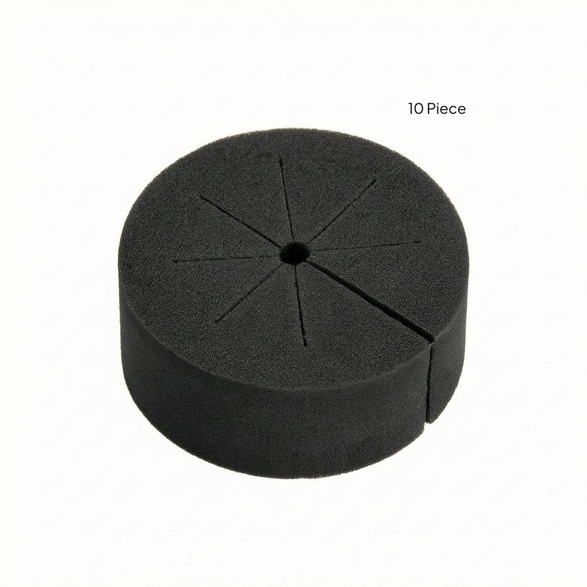 10 Pieces Propagation Plug Slotted Top Hydroponic Foam Plug Central Hole