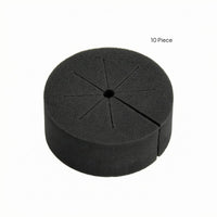 10 Pieces Propagation Plug Slotted Top Hydroponic Foam Plug Central Hole