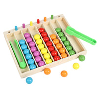 Wooden Color Sorting Toy for Kids Ages 4-6