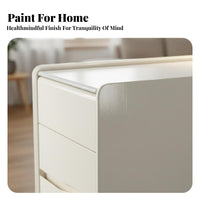 1 Piece Rolling End Table Mobile Bedside Table Solid Wood Cabinet Rock Slab Top with Smart Storage Suitable for Homeowners Seniors Living Room Bedroom