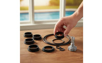 12 Pieces Leak-Proof Exhaust Valve Seals Watertight Replacement Parts Heavy-Duty Hardware for DIYers