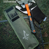 Outdoor Tent Ground Nails - Thickened, Long, High-Strength Iron Stakes with Storage Bag
