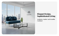 Pebble Couch Minimalist aesthetic Indoor Furniture Comfortable Seating Sturdy Frame for Interior Designers, homeowners