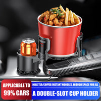 SB-2099 Multifunctional Car Cup Holder with Lock, ABS, for Center Console