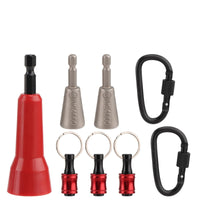 8 Pieces Drill-Powered Wire Twisting Tool Set Efficient Wire Twisting Spinner Labor-Saving Attachment Compact for DIYers, Home Improvement, Workshop