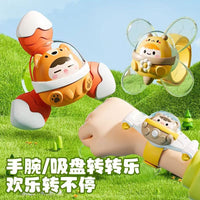 Chuanyu Suction Cup Spinning Top Toy for Kids with Teether, Set