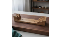 Stepped Bracelet Mandrel Base Tapered Wooden Bracelet Stick Base Heavy-Duty Jewelry Repair Block for Jewelers, Metalsmiths, Workbench