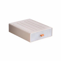 Desktop Drawer Cabinet Sturdy Stackable Drawer Box Long-Lasting for Dormitory