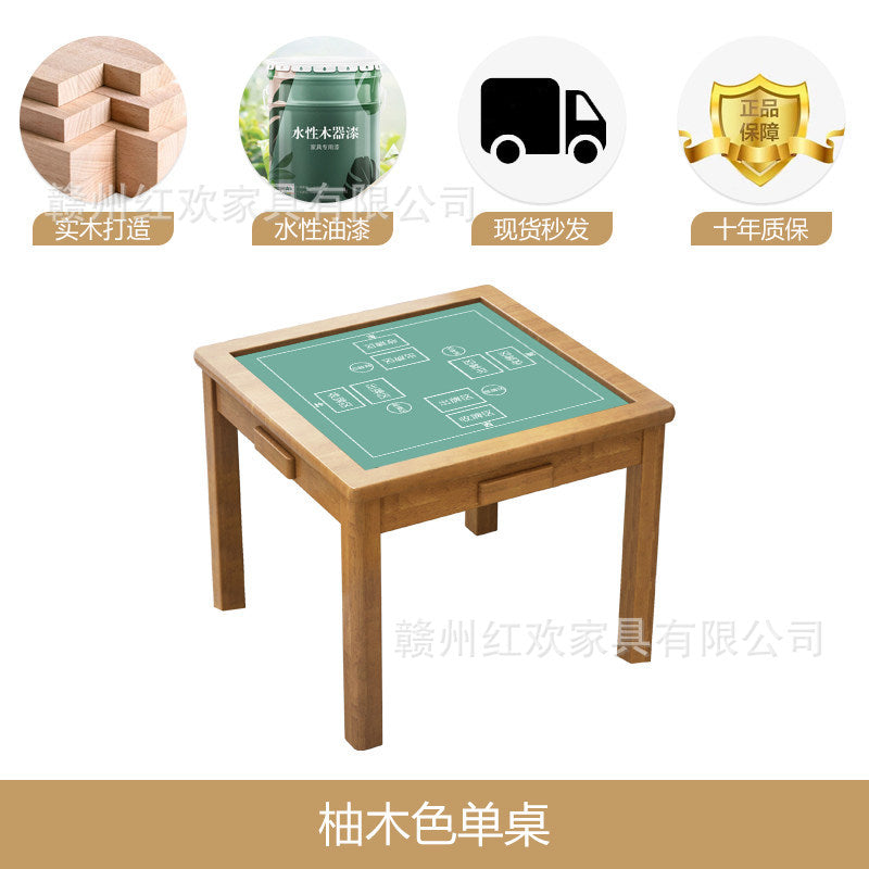 Teak / 100-100-76cm