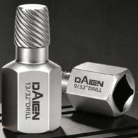 10 Pieces Screw Extractor with Adapter High Hardness for Plumbers