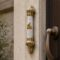 Clear Mezuzah Crown-End capStyle Religious Decor Elegant Design