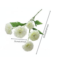 Artificial Carnation Bouquet Realistic Appearance Silk Carnation Flowers Long Home Decoration for Brides, Event Planners, Table Centerpiece