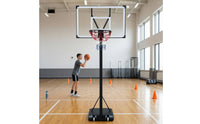 Portable Basketball Hoop Fillable Base Adjustable Basketball Hoop