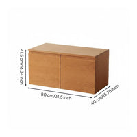 Cherry Wood TV Cabinet Solid Wood Media Cabinet Modular Entertainment Center Customizable Storage Console Suitable for Homeowners Families Lounge Area