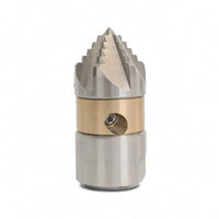 Rotating Nozzle with Metal Body Stainless Steel Rotating Sewer Nozzle Heavy Duty for Plumbers