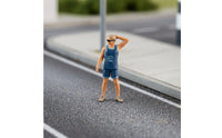 1:64 Scale Police Figure Realistic Detail Miniature Cop Figurine Figurine Hand-Finished 1:64 Scale Figure for Collectors, Hobbyists