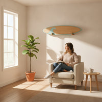 Board Rack Space-Saving Holder Polished for Entryway