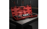 11-Piece Slide Hammer Depression Repair Tool Kit Long-Lasting Slide Hammer Depression Puller Set Portable Auto Body Repair Kit with Carrying Case Sturdy for Workshop