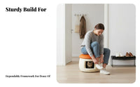 Mushroom-Shaped Cat House Stool Space-Saving Enclosed Pet Retreat Double-functionPurpose Design Cute Shape for Felines