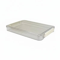 Files Storage Box Large Capacity Certificate Storage Container Clear Files Case for Students, Desktop, Bookshelf, Drawer