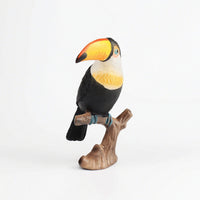 Lifelike Bird Figurine Realistic Bird Sculpture Plastic Decorative for Bookshelf, Patio