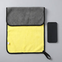 Super Absorbent Microfibre Towel and Car Drying Towel, 80/20 Polyester-Polyamide Blend, Easy Wring Towel with Bound Seams for Drying