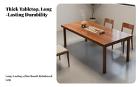Spacious Tabletop Chinese Design Tea Ceremony Table Stable Support Large Slab Office Table Strong Load-Bearing Household Furniture Wear-Resistant for Families, Adults, Living Room, Home